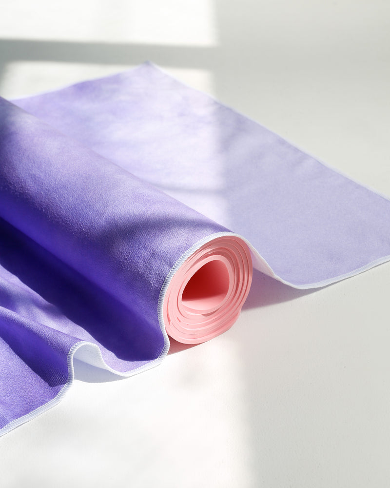 
            
                Load image into Gallery viewer, Purple Cloud Hot Yoga Towel
            
        